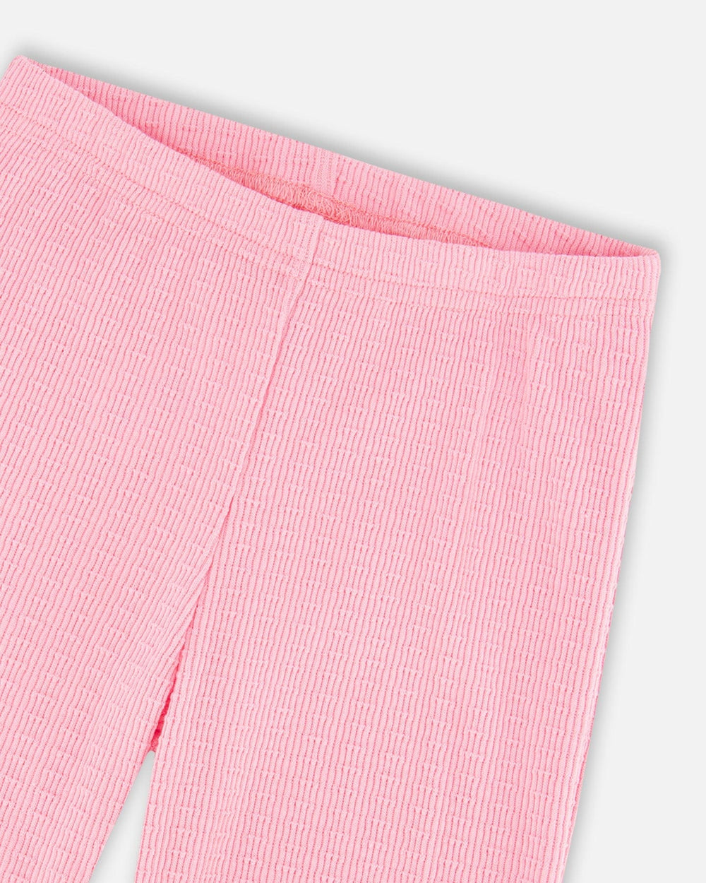Leggings en jersey froncé rose 
