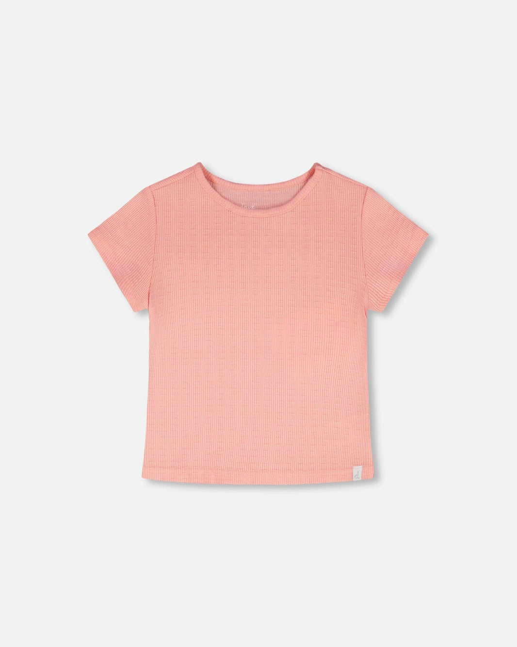 Crinkle Jersey T-Shirt Off Peach Pink 