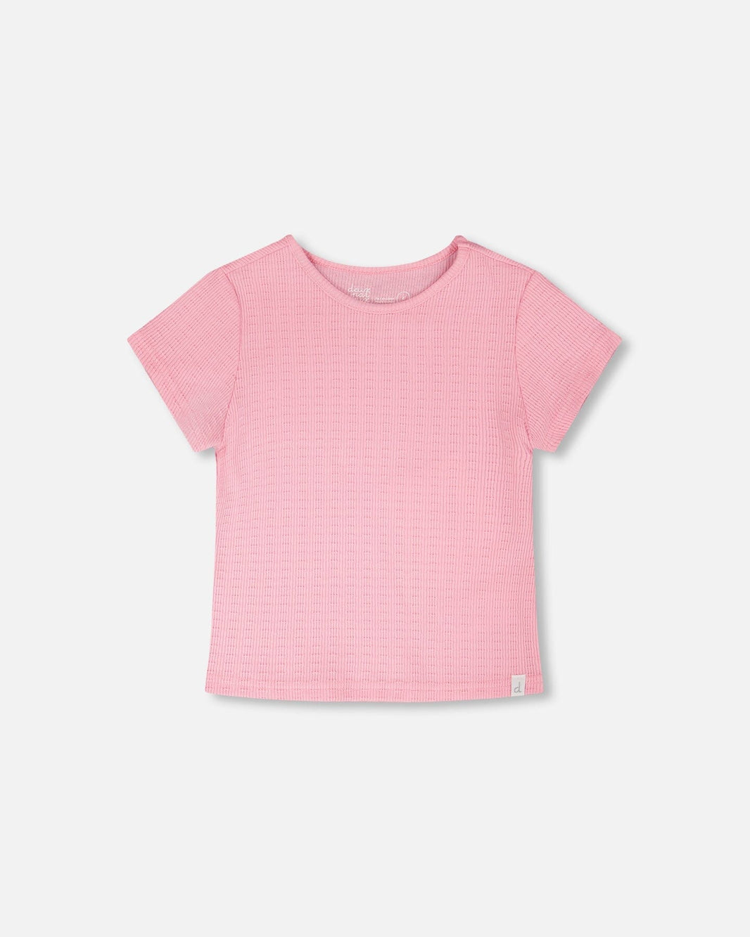 Crinkle Jersey T-Shirt Pink 