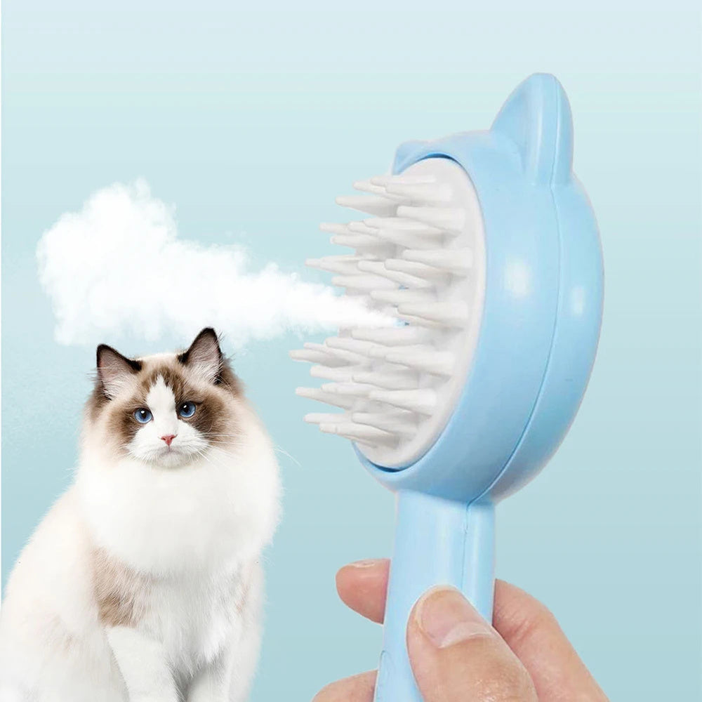 Hair Cleaning Brush With Mist Multifunctional Cat Grooming Brush Rechargeable Self Cleaning Slicker Brush For Pets Dogs & Catsb Pet Products EX-STOCK Canada 