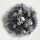 Halloween Black Mesh Skull Garland Party Layout Props - EX-STOCK Canada