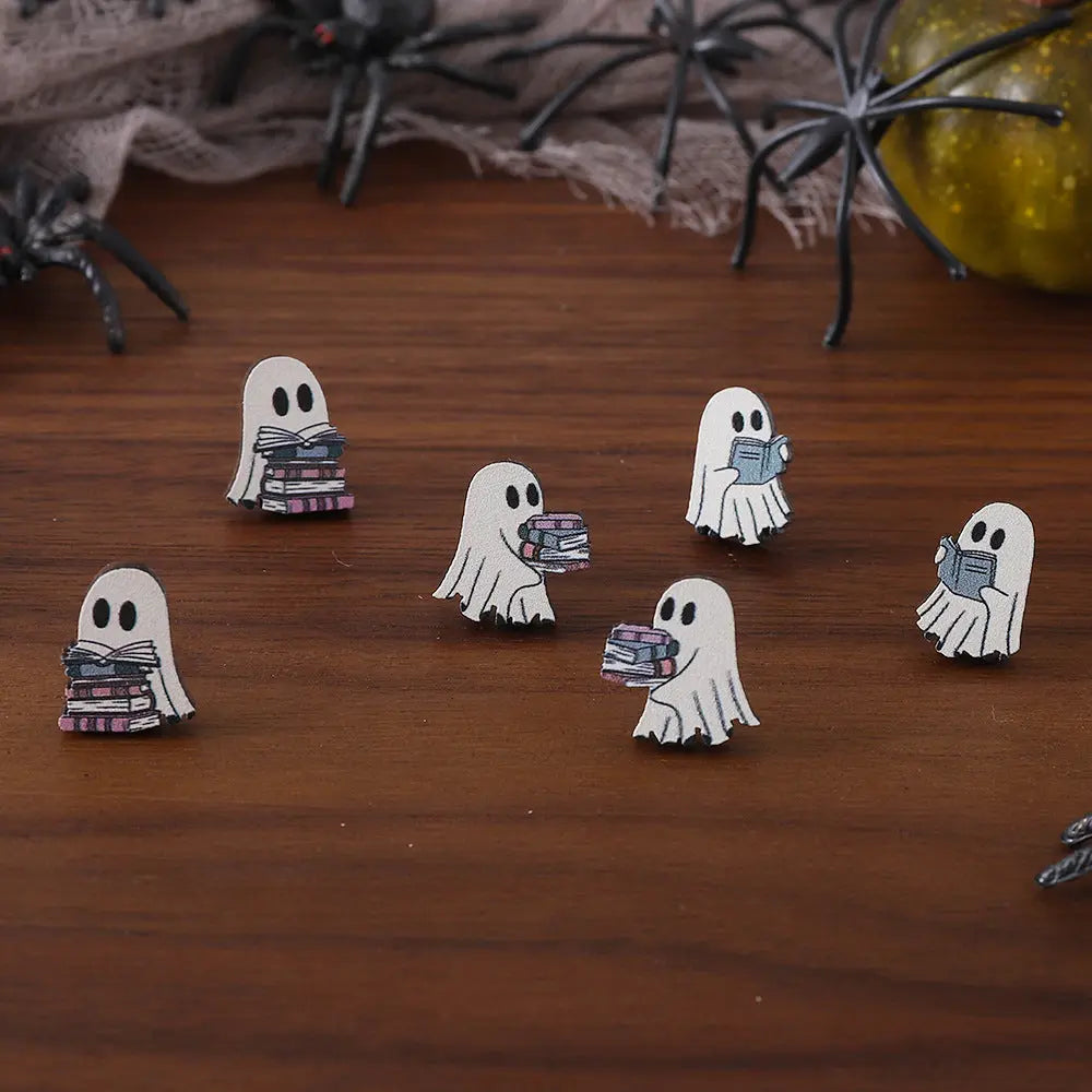 Halloween Book Ghost Wooden Studs Suit - EX-STOCK Canada