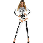 Halloween Cosplay Costume Skull Zombie Uniform - EX-STOCK Canada