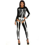 Halloween Cosplay Costume Skull Zombie Uniform - EX-STOCK Canada
