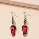 Halloween Earrings Ins Style Red Bat Spider Retro Earrings Jewelry - EX-STOCK Canada