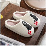 Halloween Funny Spider Ghost Scary Flat Indoor House Shoes For Women Men Soft Plush Cozy Horror Halloween Gifts - EX-STOCK Canada