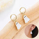 Halloween Ghost Earrings For Women Gold Ghost Huggie Hoop Earrings Halloween Jewelry Cute BOO Halloween Earrings - EX-STOCK Canada
