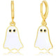 Halloween Ghost Earrings For Women Gold Ghost Huggie Hoop Earrings Halloween Jewelry Cute BOO Halloween Earrings - EX-STOCK Canada