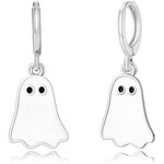 Halloween Ghost Earrings For Women Gold Ghost Huggie Hoop Earrings Halloween Jewelry Cute BOO Halloween Earrings - EX-STOCK Canada