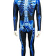 Halloween Long Sleeve Tights See-through Skeleton 3D Printed One-piece - EX-STOCK Canada
