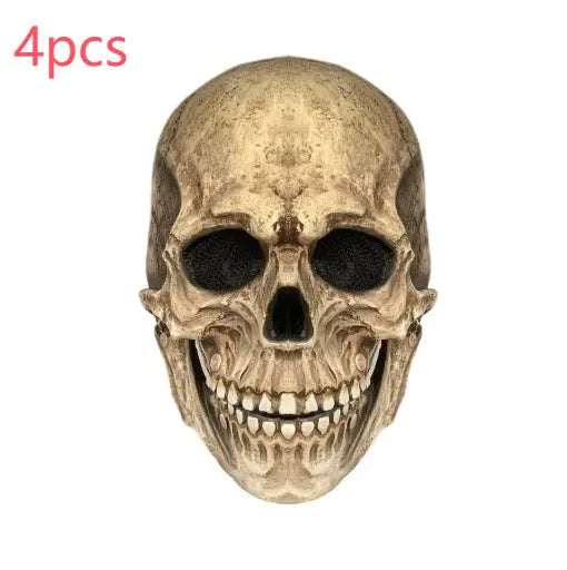 Halloween Movable Mouth Skull Mask Helmet Mouth Movable Skull Full Head Skull Mask - EX-STOCK Canada