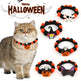 Halloween Pet Fur Ball Collar Pumpkin Accessories - EX-STOCK Canada