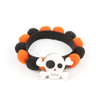 Halloween Pet Fur Ball Collar Pumpkin Accessories - EX-STOCK Canada