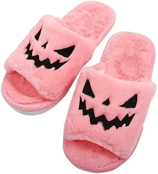 Halloween Shoes Winter Cute Warm Home Slippers Women - EX-STOCK Canada