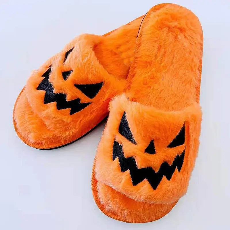 Halloween Shoes Winter Cute Warm Home Slippers Women - EX-STOCK Canada