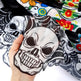 Halloween Skeleton Poncho, Lace Skeleton Halloween Costume Poncho Day Of The Dead Colorful Poncho For Women, 59 Inchx59 Inch-Cannot Be Listed On Amazon Platform - EX-STOCK Canada