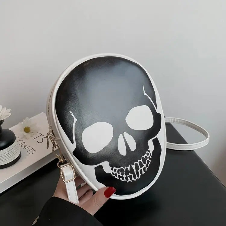 Halloween Skull Shoulder Bag Personality Funny Messenger Bag Kids Couples Outdoor Small Phone Bag For Women - EX-STOCK Canada