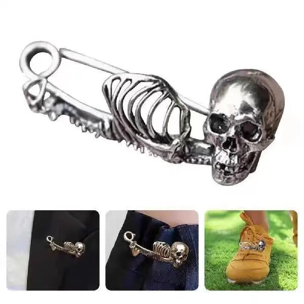Halloween Vintage Skull Pin Clothes Brooch - EX-STOCK Canada