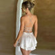 Halter Satin Summer Charming Backless Straps Temperament Elegant Celebrity Style Short Dress - EX-STOCK Canada
