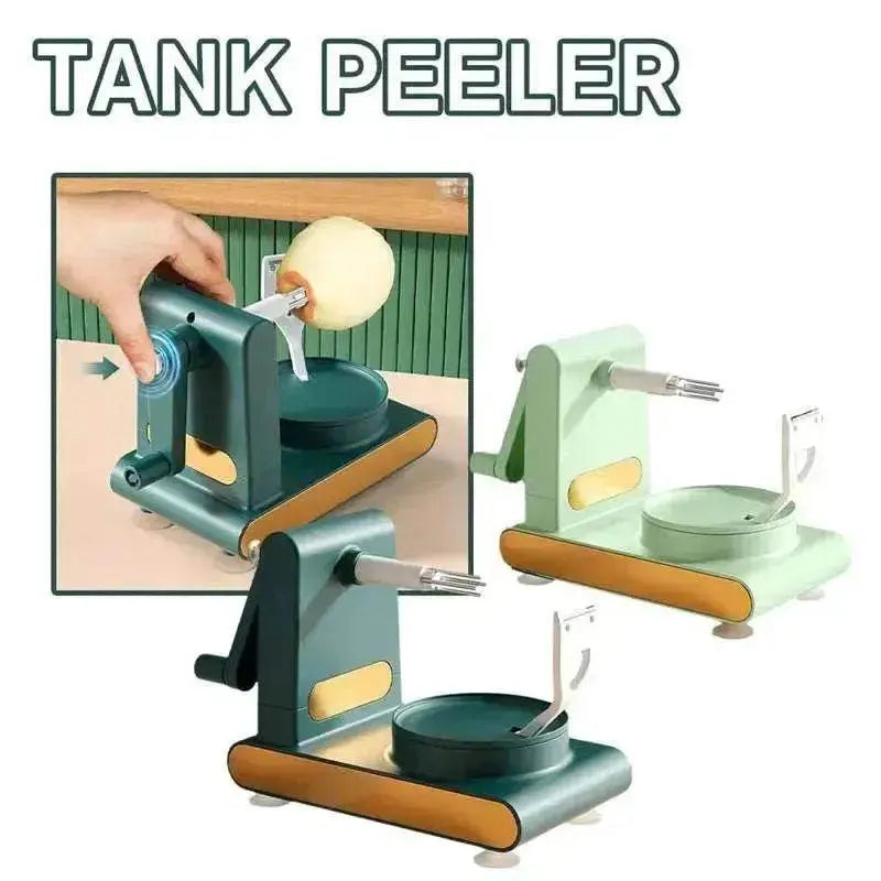 Hand Cranked Multifunctional Peeler Machine & Cutter & Slicer Tool - EX-STOCK Canada