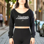 Sudadera Recortada con Cuello en V Headrush Angel WingsEX-STOCK Canada 