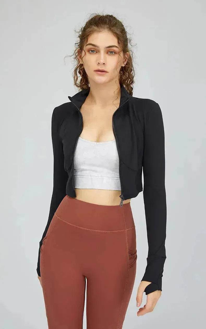 بدلة رياضية برقبة عالية وسحاب EX-STOCK Canada