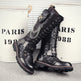 High Riding Boots Men's Frosted Locomotive Long Barrel Rock Punk EX-STOCK Canada 