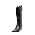 High Top Martin Boots All-match Lattice Riding Boots Women's Boots EX-STOCK Canada 