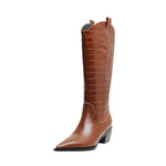 High Top Martin Boots All-match Lattice Riding Boots Women's Boots EX-STOCK Canada 
