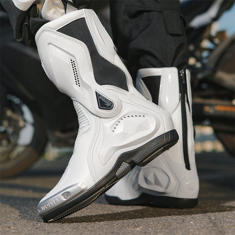 High-top All-round Protective Riding Shoes And Boots Non-slip Wear-resistant EX-STOCK Canada 