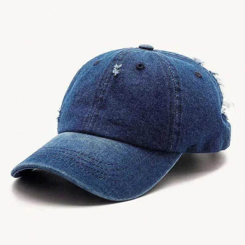 Hole Denim Korean Men And Women General Baseball Caps - EX-STOCK Canada