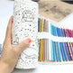 Trous Grand Capacité Trousse à Crayons École Trousse en Toile à Rouleau Boîte de Crayons de Couleur Trousse à Brosse pour Dessin Constellation - EX-STOCK Canada
