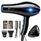 Home Hairdressing High-Power Blue Light Negative Ion Hair Dryer - EX-STOCK Canada