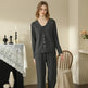 Homewear With Braces Cardigan French Style Three-piece Pajamas For Women - EX-STOCK Canada
