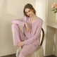 Homewear With Braces Cardigan French Style Three-piece Pajamas For Women - EX-STOCK Canada