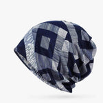 Hooded Cap And Bib Dual-use Men And Women Geometric Baotou Piled Hats - EX-STOCK Canada