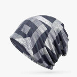 Hooded Cap And Bib Dual-use Men And Women Geometric Baotou Piled Hats - EX-STOCK Canada