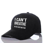 I can't Breathe Printed baseball caps - EX-STOCK Canada