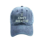 I can't breathe embroidered baseball caps - EX-STOCK Canada