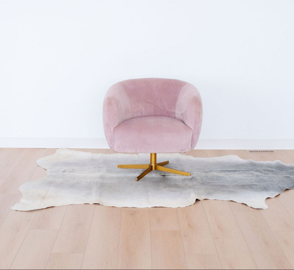 Large Light Grey Cowhide Area Rug EX-STOCK Canada 