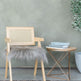 Coussin de chaise en peau de mouton islandaise taupe 