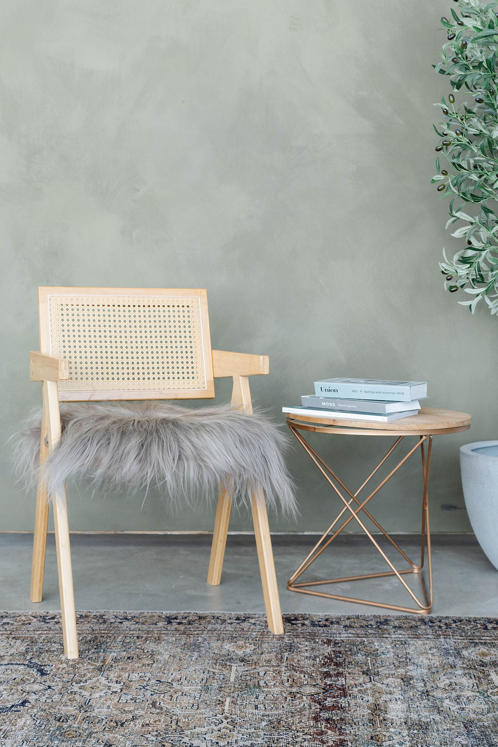 Taupe Icelandic Sheepskin Chair Pad 