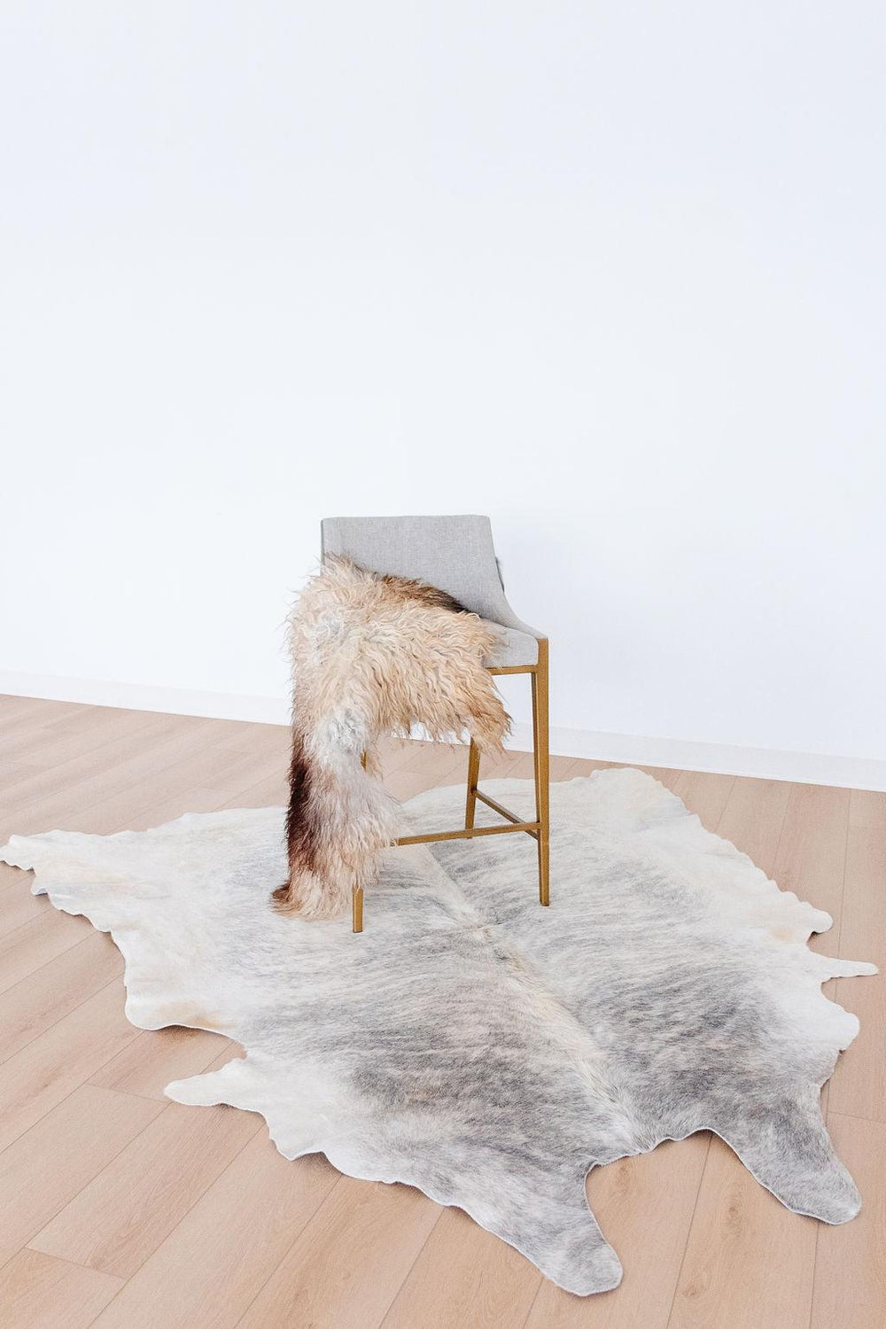 Large Brindle Grey Cowhide Area Rug EX-STOCK Canada 