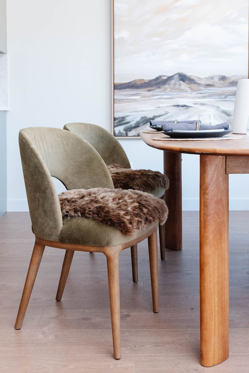 Shorn Brown Icelandic Sheepskin Chair Pad 