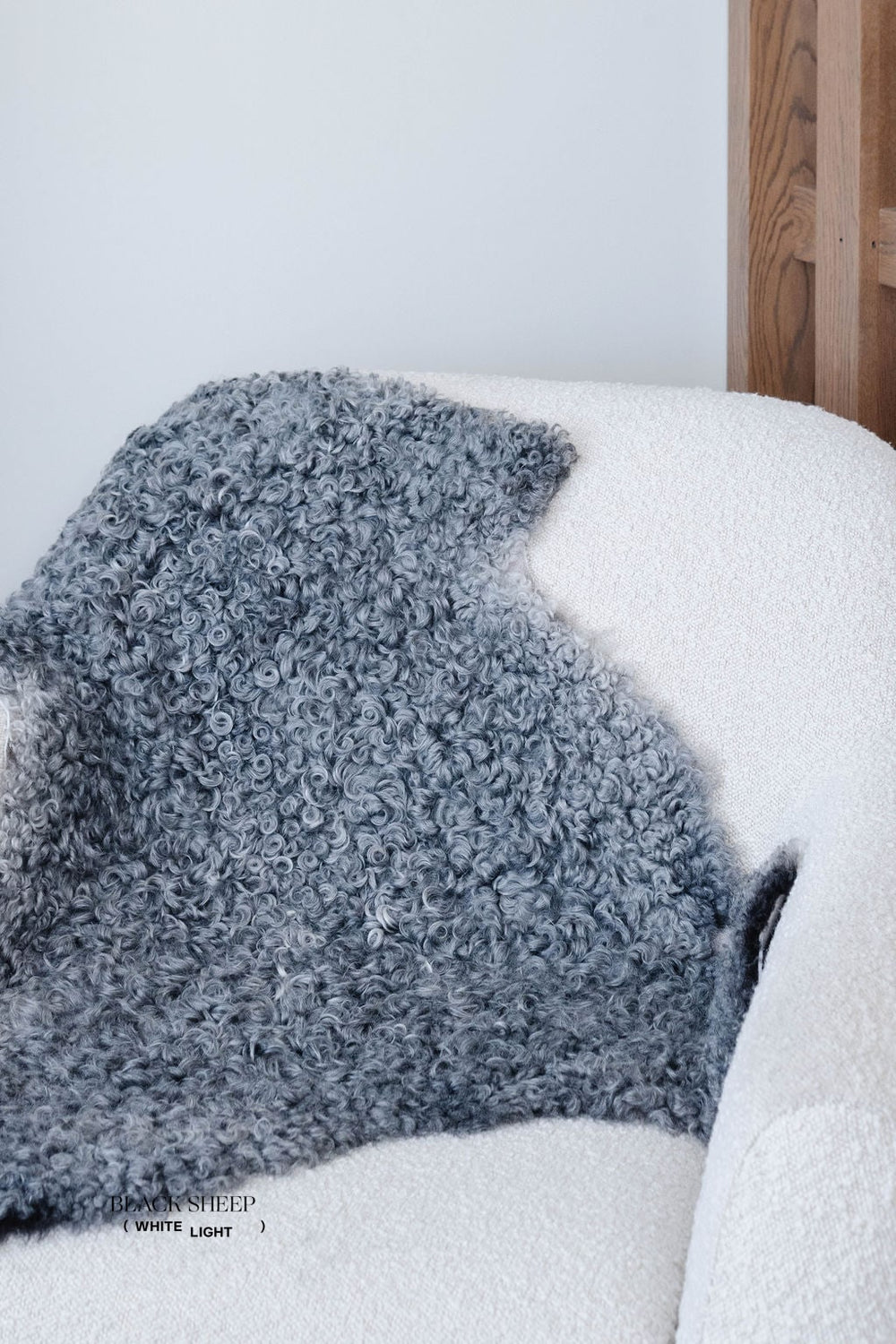 Grey Medium Wool Gotland Sheepskin EX-STOCK Canada 