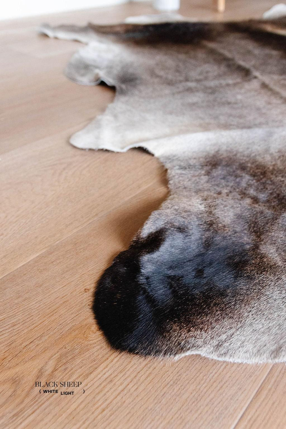 Large Dark Grey Cowhide Area Rug EX-STOCK Canada 
