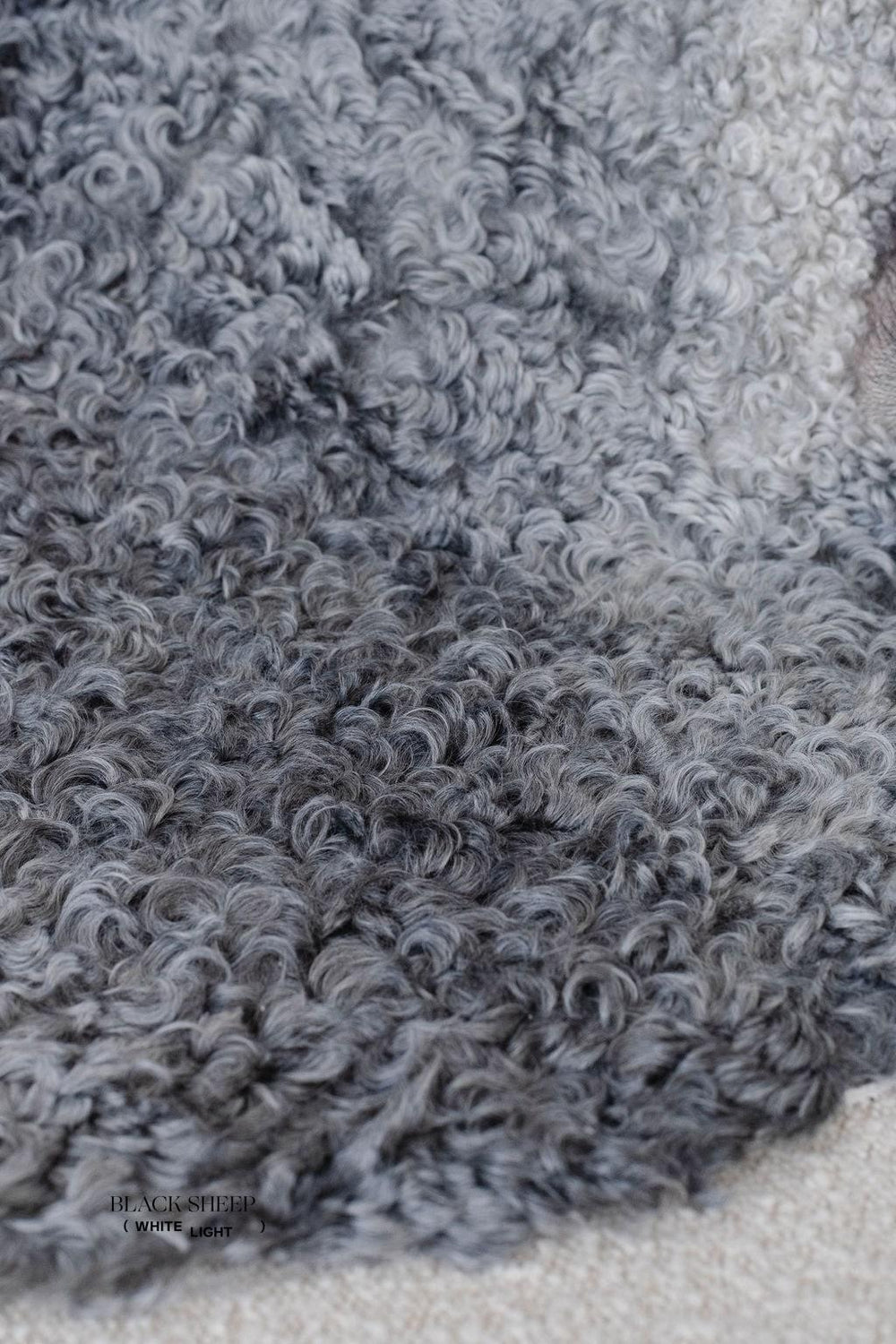Grey Short Wool Gotland Sheepskin | EX-STOCK Canada 