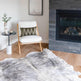 Large Brindle Grey Cowhide Area Rug EX-STOCK Canada 