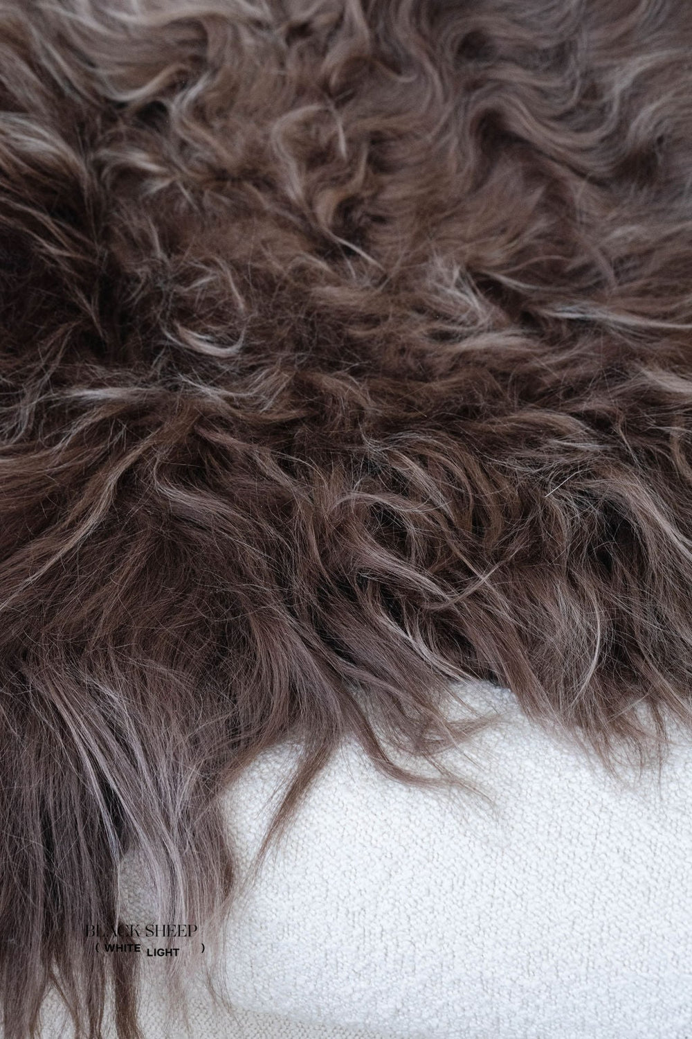 Dark Brown Icelandic Sheepskin 