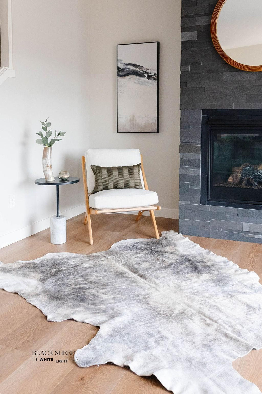 Large Brindle Grey Cowhide Area Rug EX-STOCK Canada 